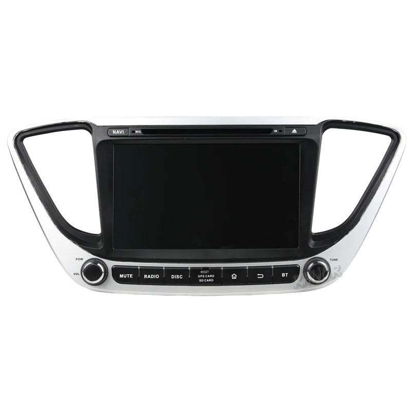 Clearance KANOR IPS Android 9.0 Octa Core 2din Car Radio For Hyundai Solaris Verna 2017 Navigation Radio Audio Video Player GPS Multimedia 1