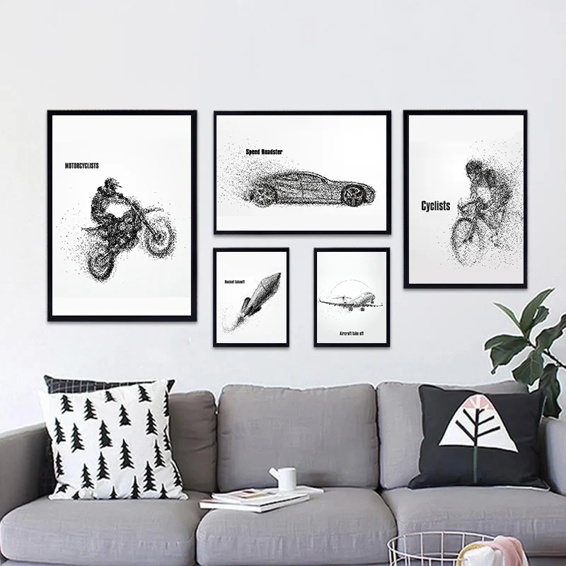 Black-White-Abstract-Impression-Home-Decor-Print-Poster-Nordic-Canvas-Painting-Personality-Living-Room-Office-Picture