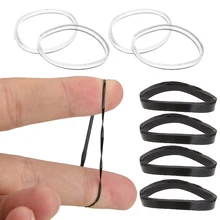 200Pcs/Lot Mini Disposable Rubber Hair Ropes Hairband Ponytail Plaits Holder Braids Hair Accessory Elastic Hair Band Ties Ropes