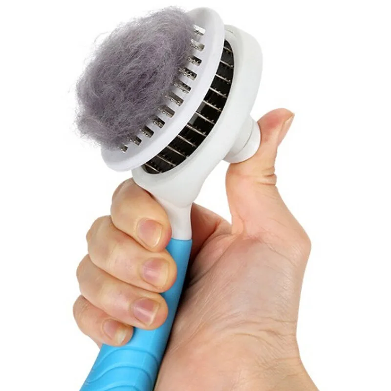 

HSWLL Combs Dog Hair Remover Cat Brush Grooming Tools Remove Hair Automatically Pet Trimmer Combs for Cat Pet Supply