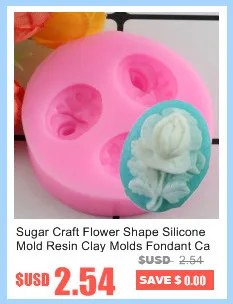 Mujiang розы торт силиконовые формы кекс инструменты для украшения тортов из мастики шоколадные конфеты формы 3D ремесло Мыло Формы