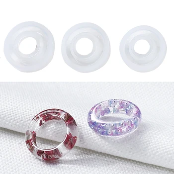 

30pcs DIY Wedding Bakeware Cake Tool Silicone Arc Ring Mold DIY Jewelry Making Mold Valentine's Decorative Handmade Craft Tool