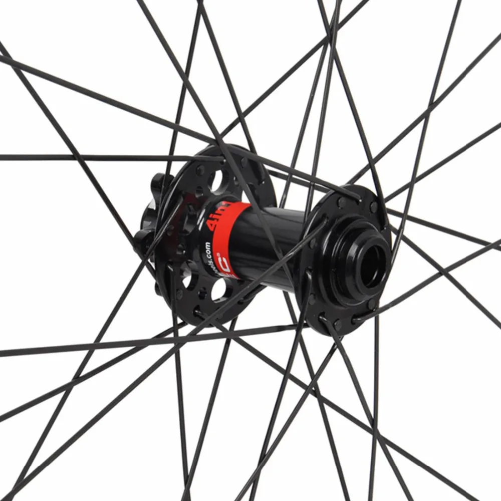 Sale 2018 new basalt brake Road Bike Disc Brake Wheelset UD Matt 40mm Carbon Tubular Wheels Thru axle 142mm super light road wheel 5