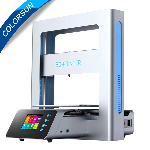 Cheap High Quality Touch LCD Display One Step Assembly Full Metal Auto Leveling Filament 3D Printer Machine