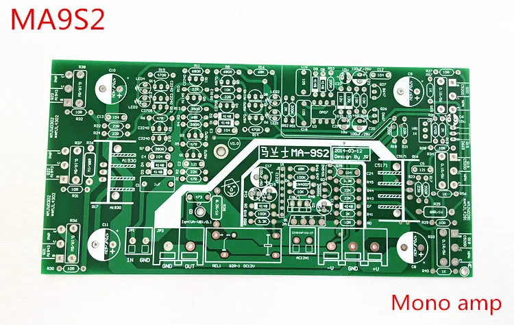 Печатная плата заднего усилителя с усилителем и защитой динамика Моно ma9s2 ma-9s2 marantz моно усилитель 2sa1943 2sc5200 ламповый усилитель