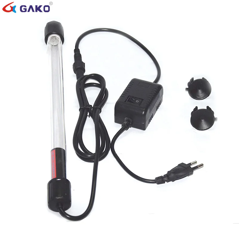 15W Aquarium UV light Submersible UV Sterilizer Lamp Water Disinfection
