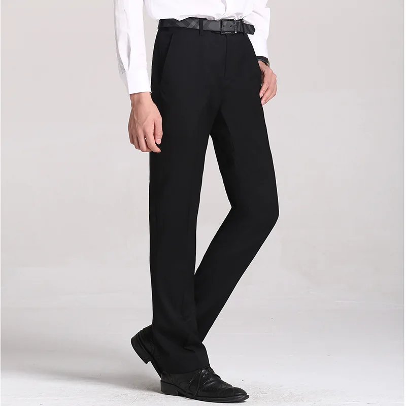 Размер 29-40, легкая в уходе рабочая одежда, черные брюки, деловые брюки для мужчин, облегающие строгие брюки, мужские костюмы, брюки для свадебной вечеринки