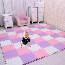 Tapete de jogo de quebra-cabeça de eva do bebê, tapete/crianças, brinquedos, tapete para crianças, intertravamento, pisos de exercício, cada: 29cmx29cm