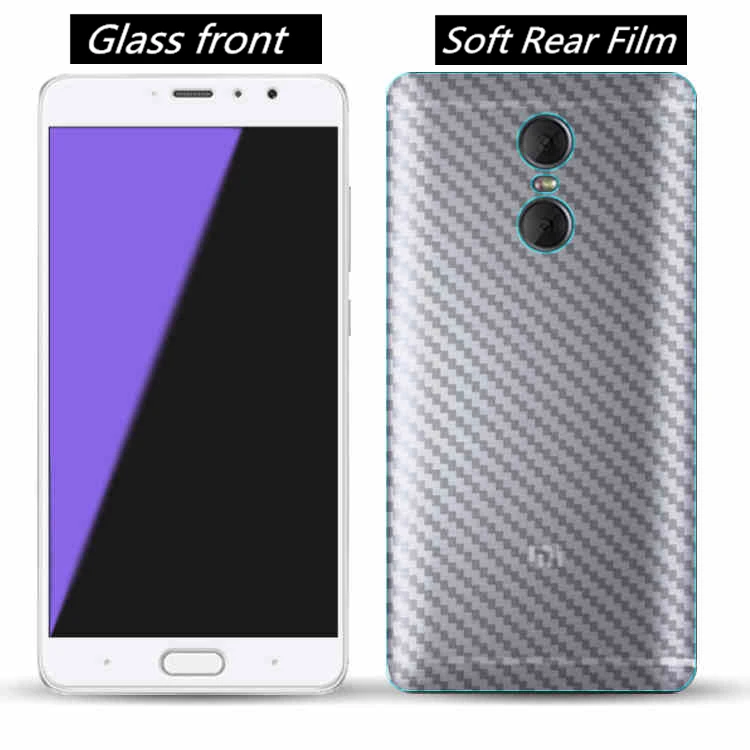 

Soft Rear Film +Tempered Glass Screen Protector For Xiaomi Redmi Pro 5.5" Guard Film Front Back Protective Stickers