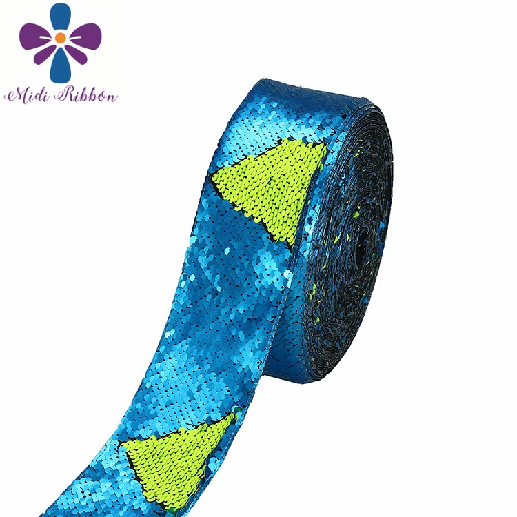 Двусторонняя Золотая неоновая лента с пайетками двухцветный декор сделай сам