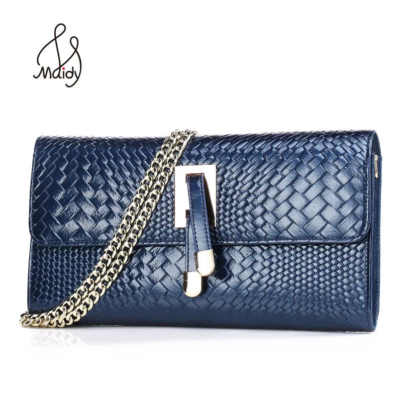 

Maidy New Woman Ladies Snake Serpentine Genuine Leather Shoulder Crossbody Handbags Flap Chains Envelope Clutch Messenger Bags