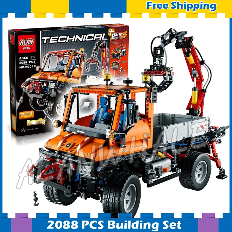 

2088pcs Techinic Unimog U400 Truck 20019 DIY Model Building Kit Blocks Sets Transport Car Carrier Loader Compatible With lego
