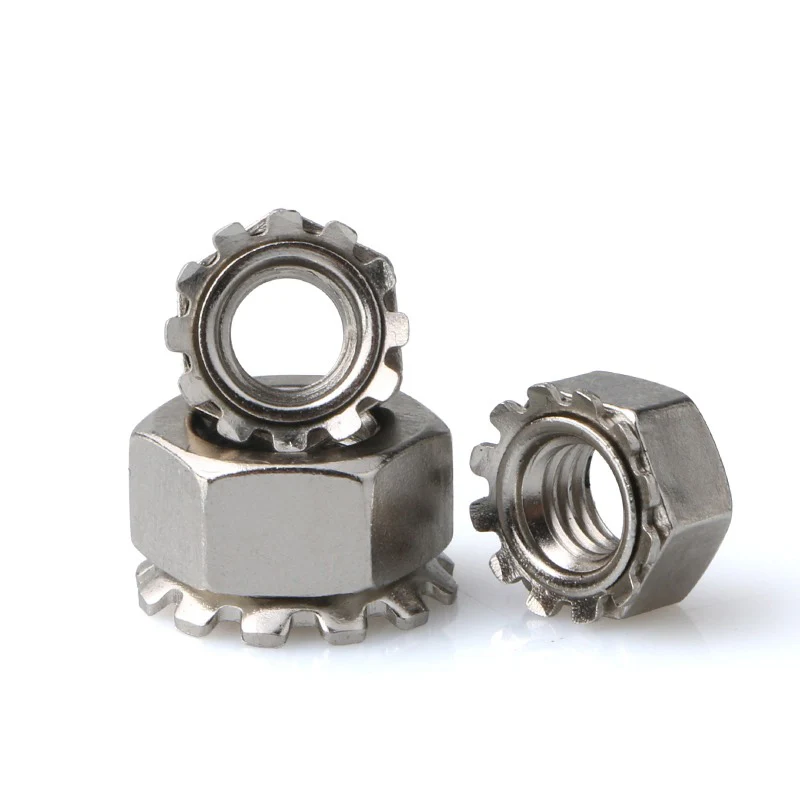20 Pack до 100 Pack K-Lock гайка 304 Нержавеющая сталь гайка M3 M4 M5 M6 M8 M10