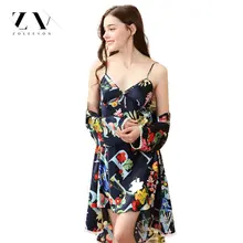 ZOLEEVON, сексуальный женский халат, женский халат, халат, мини, ночное платье, 2 предмета, одежда для сна, Женская юбка из искусственного шелка для девочек