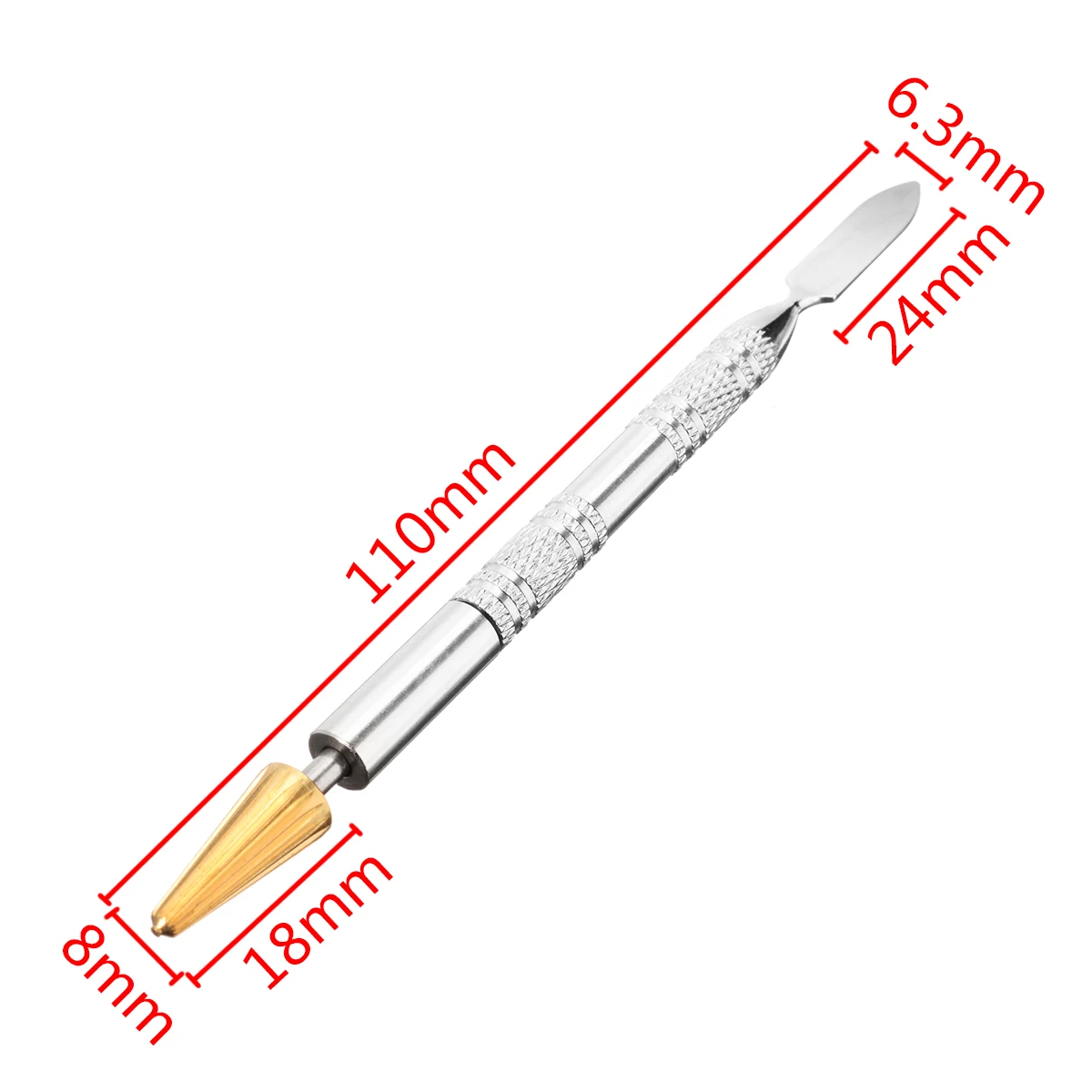Dual Head Copper Pen Head Leather Edge Oil Dye Painting Pen Applicator Speedy Paint Roller Tool for DIY Leather Craft Tools
