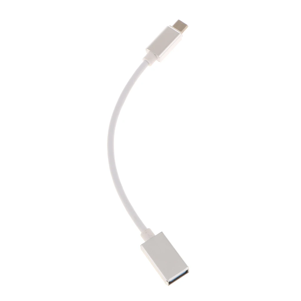 Dovewill USB Type C to USB 3.0 Adapter Charge and Sync Cable OTG Host Cable  Silver