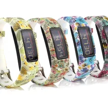 JM2GJHS) 4 шт./лот Sku-06 фитнес-браслет Сменные браслеты с металлические застежки для Garmin Vivofit 2(без трекера