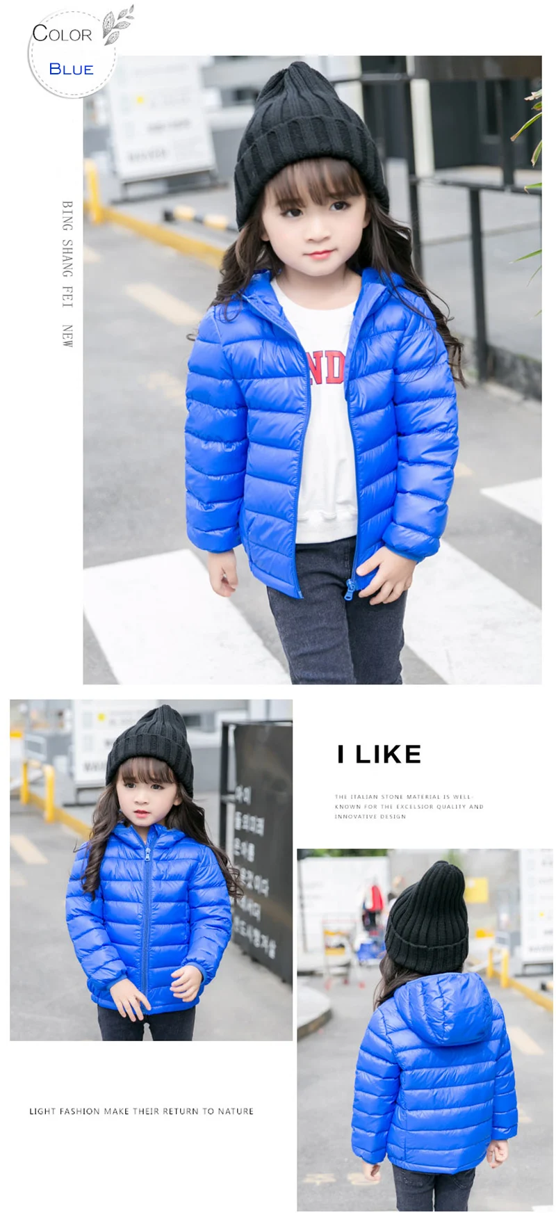 Ультралегкая куртка-пуховик для детей; сезон осень-зима; однотонная куртка-пуховик на утином пуху с капюшоном; теплая верхняя одежда для детей; пальто для девочек и мальчиков