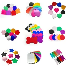 20 шт., персонализированные бирки для собак, ошейники для питомцев, щенков, кошек, аксессуары на заказ, телефонная бирка с именем собаки, алюминиевая Военная идентификационная бирка в виде лапы