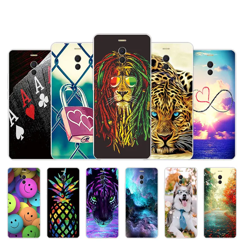 

for Meizu M6 Note/Blue Charm Note 6 Note6 Case For Meizu M6 Note 5.5 Smile Design Cases Soft Silicone Cover For Meizu M6Note