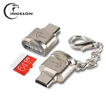 Ingelon type C-TF USB 3,1 Micro SD TF устройство для чтения карт памяти Microsd адаптер для Macbook или смартфона с type c USB C OTG
