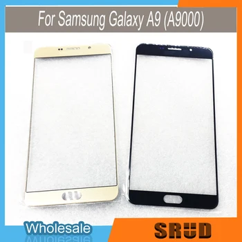 

50PCS Black/Gold Replacement OCA Laminated Outer Glass For Samsung Galaxy A9 Pro A9 2015 2016 A900 A900F A9000 A910 A910F A9100