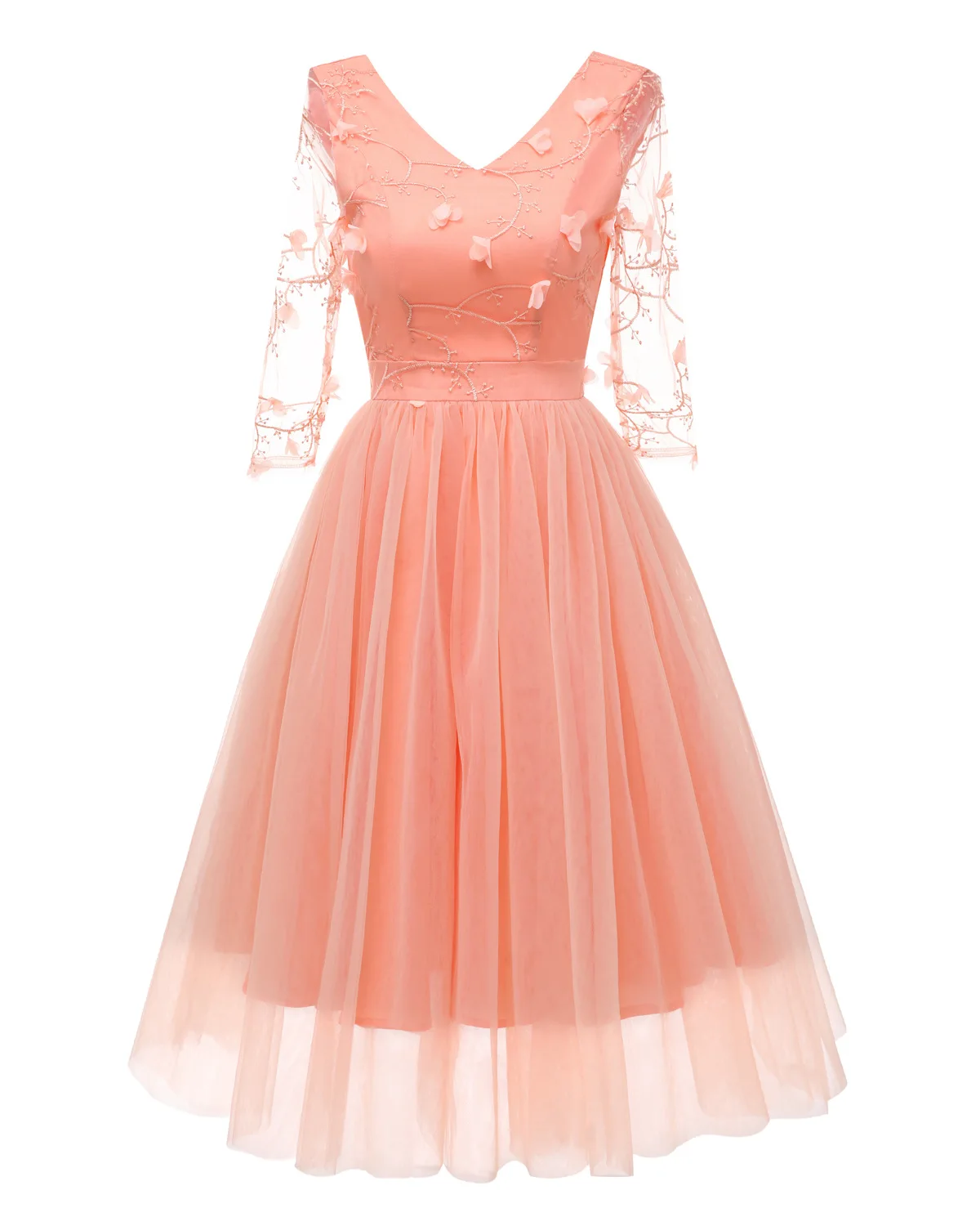 Короткое Кружевное Вечернее Платье с вышивкой сексуальное элегантное вечернее платье трапециевидной формы с v-образным вырезом вечернее платье из чистой пряжи