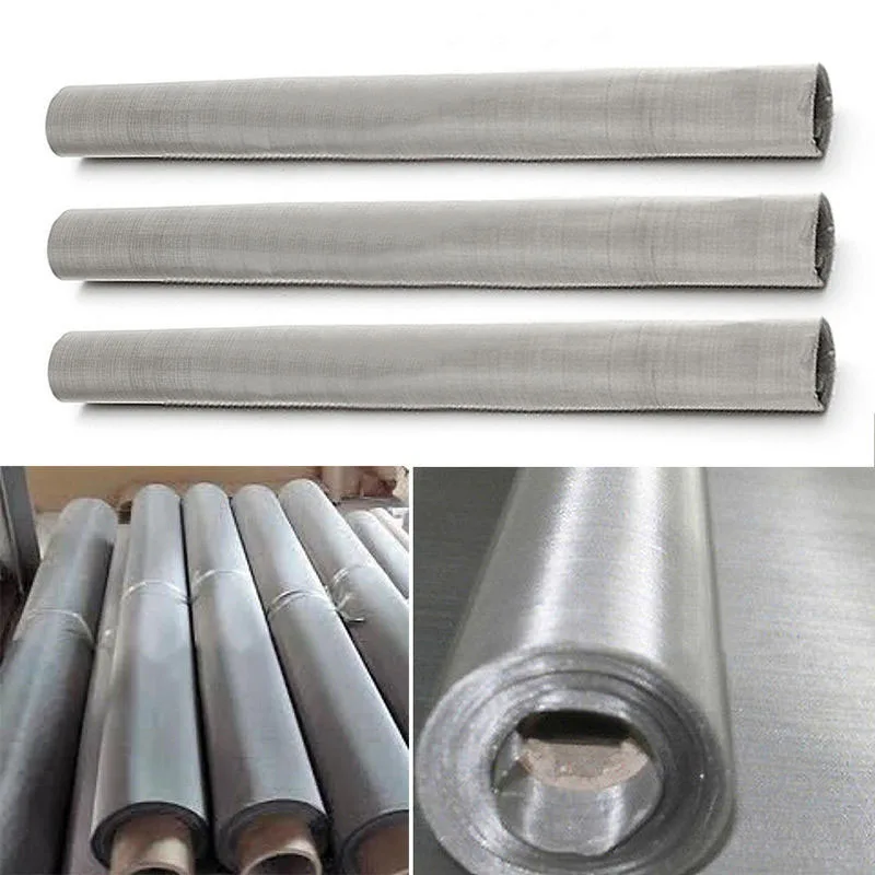 

Stainless Steel 200 Mesh Woven Wire Filtration Grill Sheet Fine Filter 30 x 60cm