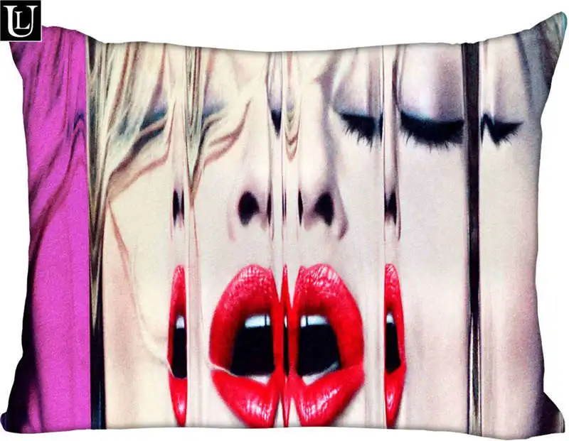 Изготовленный На Заказ Madonna Прямоугольная подушка крышка Размеры 45x35 см (с одной