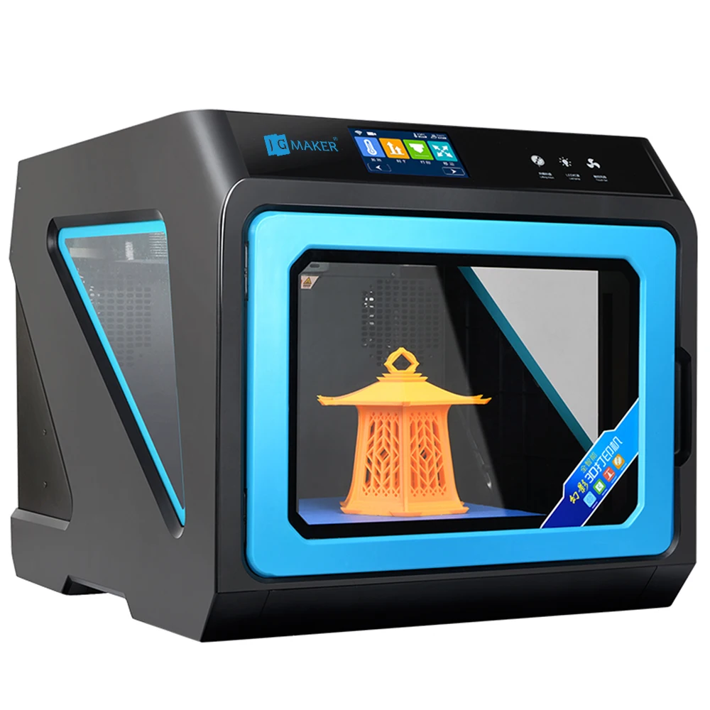  High print accuracy JGAURORA A7 3D Printer faster Automatic leveling One button lift rack Magnetic 