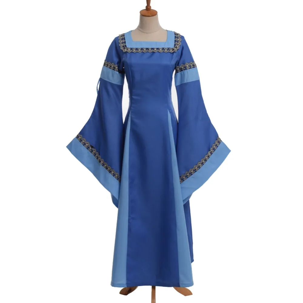 

Renaissance Costume Women Medieval Maiden Fancy Halloween Victorian Dresses