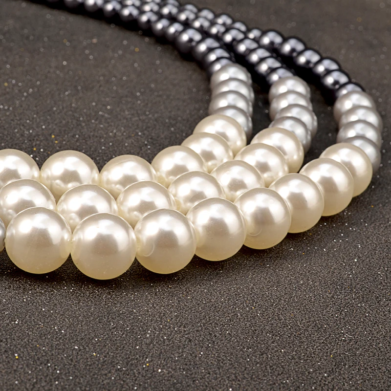 UDDEIN этническое массивное ожерелье для женщин многослойное ювелирное изделие из искусственного жемчуга Биб бусы Макси ожерелье ювелирные изделия, Африканский бисер