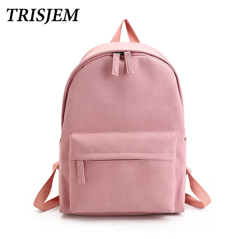 TRISJEM New School Girl Backpack Women Leather Pu Pink Harajuku Backpack Teenagers Travel Bookbag Mochila Couple Blue Sac A Dos TRISJEM New School Girl Backpack Women Leather Pu Pink Harajuku Backpack Teenagers Travel Bookbag Mochila Couple Blue Sac A Dos
