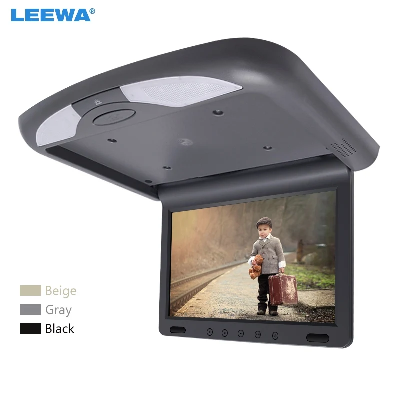 10.1 Inch Car Roof Mount Flip Down Monitor Overhead Video AV Monitor