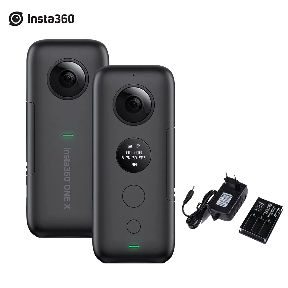 Insta360 ONE X FlowState стабилизации панорамная экшн Камера 5,7 K видео 18MP фото 6-осевым гироскопом приложение для редактирования для смартфона - Цветной: Белый