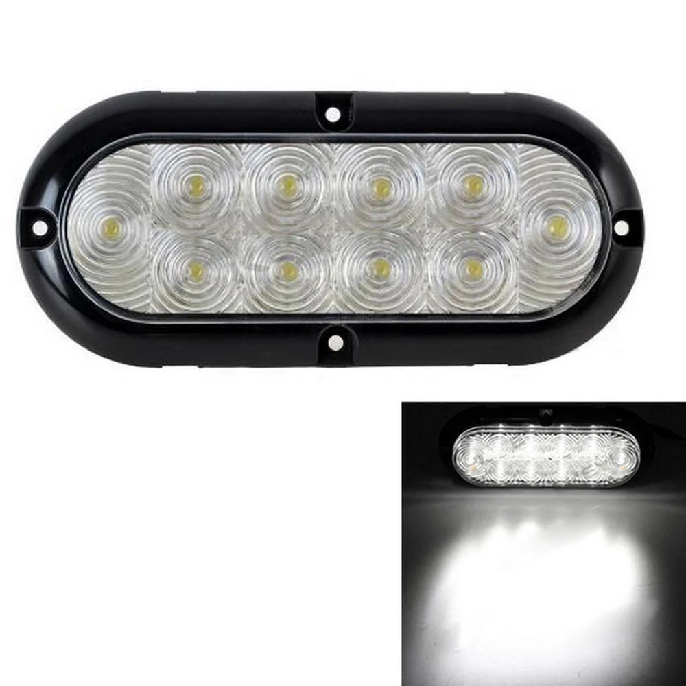 Red White Led Side Marker Blinker Lights for Trailer Trucks Piranha