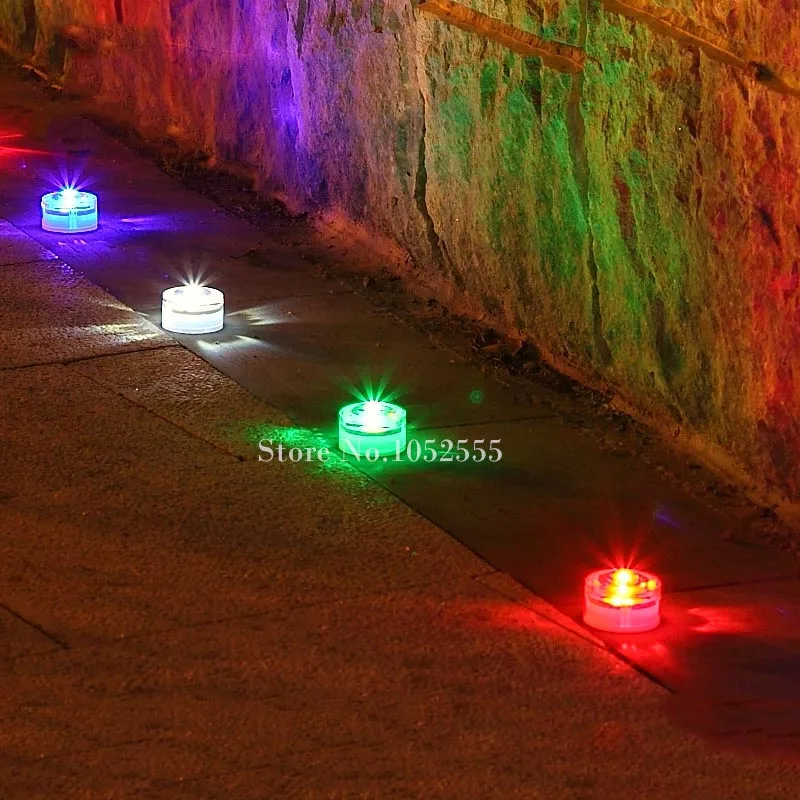 

10PCS Solar led underground light Emergency Driveway/Garden/Pathway 1led Bright Buried Ground Floor Lamp Road Deck Lights HM212
