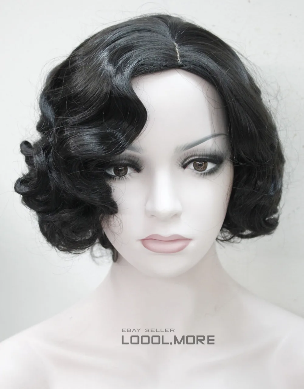 LL RH2638 free Darkest Brown Short Wavy Women ladies full wig (A0317) |