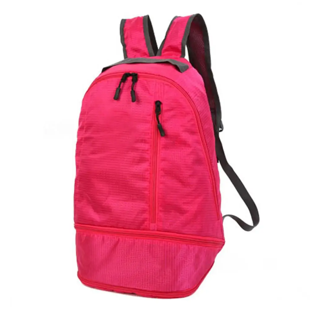 Fashionable Folding Bag Large Capacity With Space For Ball Shoes Storage Waterproof Sand-proof Outdoor Fitness Sports Backpack Fashionable Folding Bag Large Capacity With Space For Ball Shoes Storage Waterproof Sand-proof Outdoor Fitness Sports Backpack