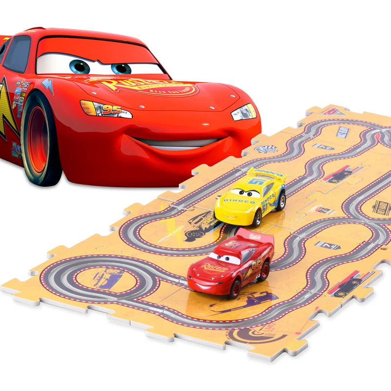 

Car MobiSuper Large DIY Puzzle Jigsaw Pattern Forest Wind Up Railcar Learning Education Toys For Children Kids Educational Game