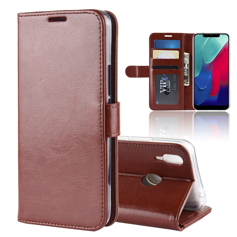 Leagoo M11 smartphone Luxury PU Leather Flip Cover For Case 6.18 inch Wallet Card Pocket Kickstand Mobile Phone Bags | Мобильные