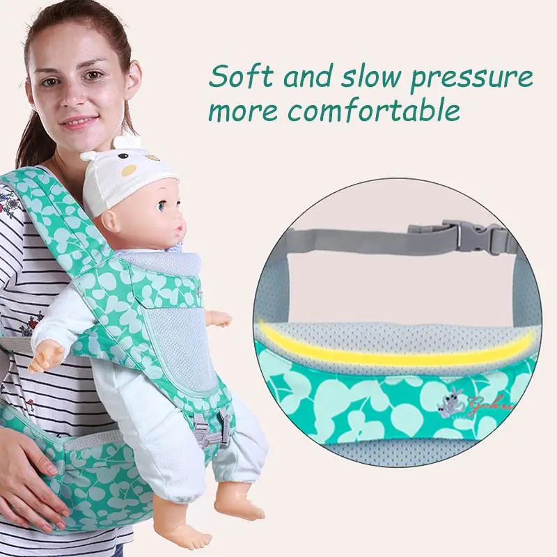 Gabesy Baby Carrier Ergonomic Backpack Hipseat Waist Stool 2 in 1 For Newborn And Prevent O-type Legs Sling Baby Kangaroos (15)