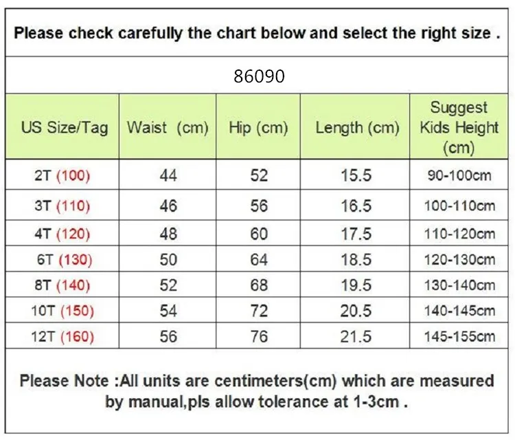 T104 SIZE