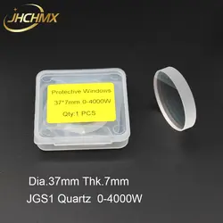 JHCHMX 100 шт. волоконные лазерные защитные окна/линзы 37*7 мм P0595-61551/P0595-58601 0-4000 Вт для Pretitec волоконной лазерной резки