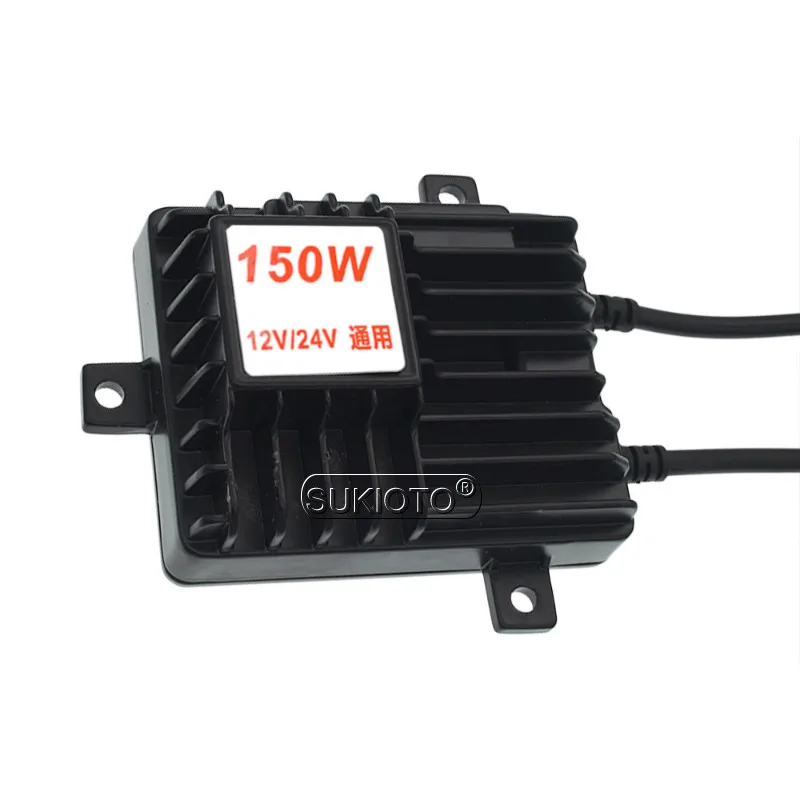 SUKIOTO 150W xenon Kit 24V H7 H1 H11 HB3 D2H D2S HB4 150W ballast 24V truck Boat Car Headlights 4300K-10000K (5)