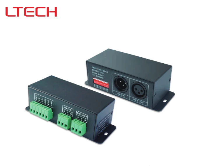 

LT-DMX-2801 DMX-SPI Led Decoder For WS2801 WS2803 RGB Led Strip Light