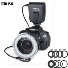 

Meike FC 100 Speedlite Macro LED Ring Flash Light Studio Photo For Nikon D200 D3100 Canon EOS 70D 60D T4i T3i 6D DSLR Camara