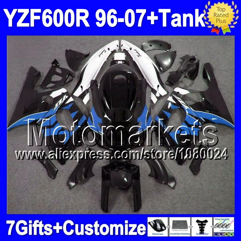 7 подарок для YAMAHA YZF 600R 600 96 07 02 03 04 05 синий черный 06 2E138 YZF600 R YZF600R 97 белый 98 99 00 01