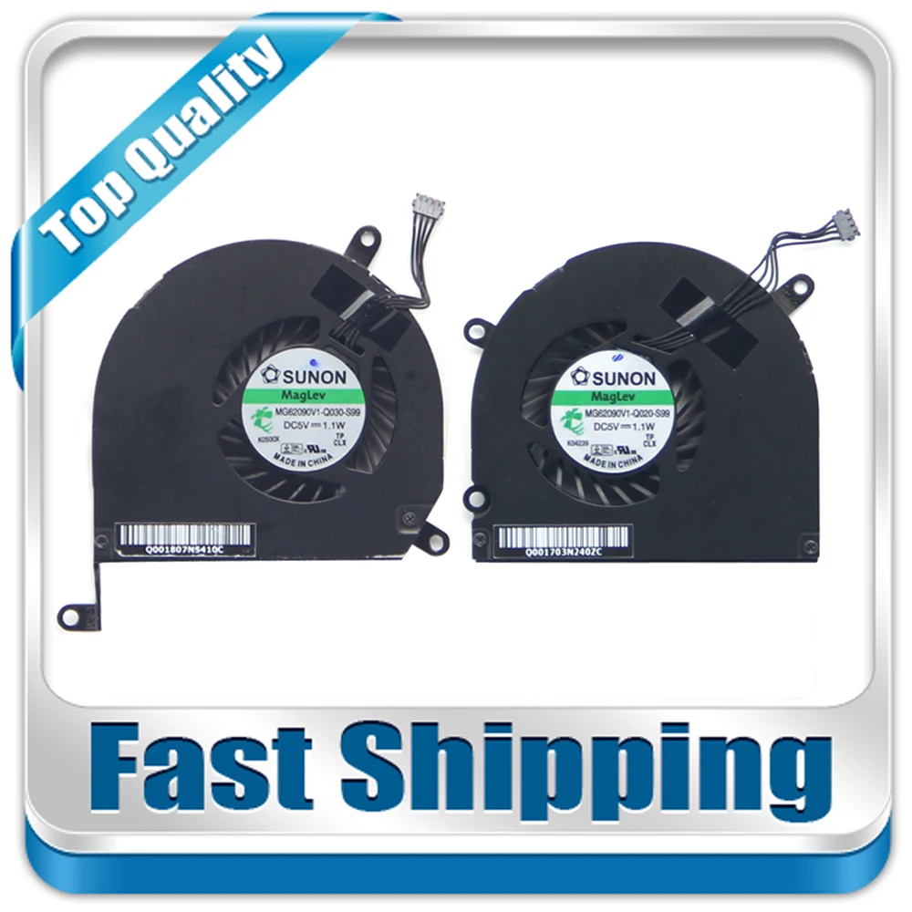 

New For Macbook Pro 15" A1286 Left+Right Side CPU Cooling Fan 2008 2009 2010 2011 2012 Year
