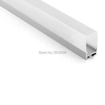 Preise 10X2 Mt Sets/Lot Büro Beleuchtung Aluminium Kanal Für Led Streifen Und 37mm Tiefe Led Aluminium Profile Für Hängen Licht